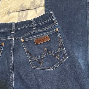 Wrangler retro Men's Slim bootcut Jeans - Dark Blue